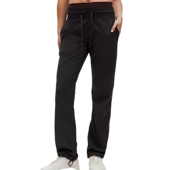 Lululemon Dance Studio Pant Womens Size 6 Mid Rise Short 30” Unlined Black - Picture 10 of 16